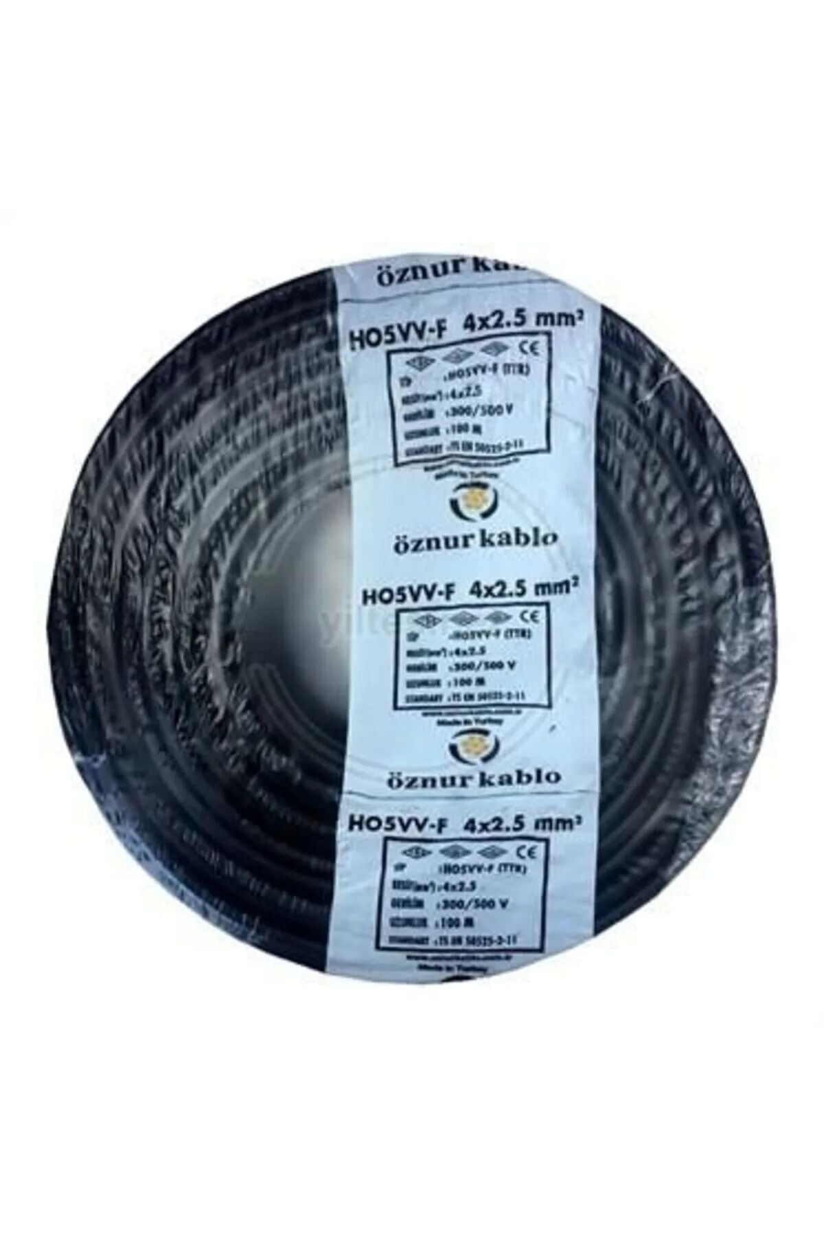 Öznur 01TTR425 Sİ 4X2,5 Ttr Kablo Siyah