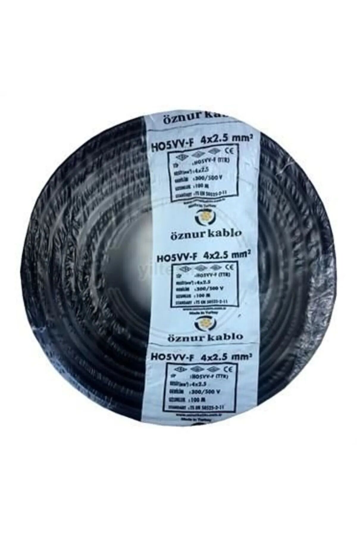 Öznur 01TTR425 Sİ 4X2,5 Ttr Kablo Siyah