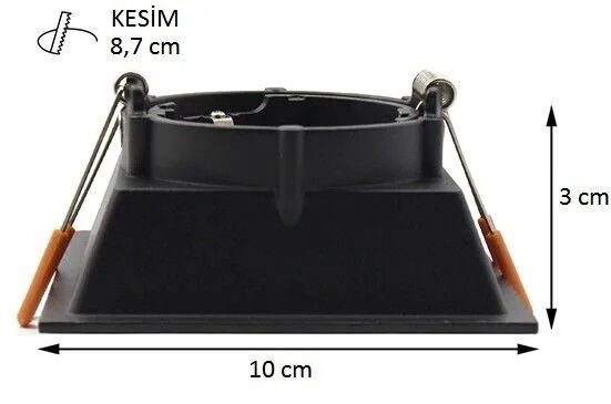 Cata CT-5004 Puma Kare Spot ( Siyah Kasa )