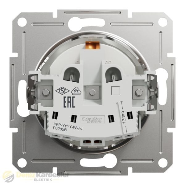 SCHNEİDER ASFORA BEYAZ TOPRAKLI PRİZ